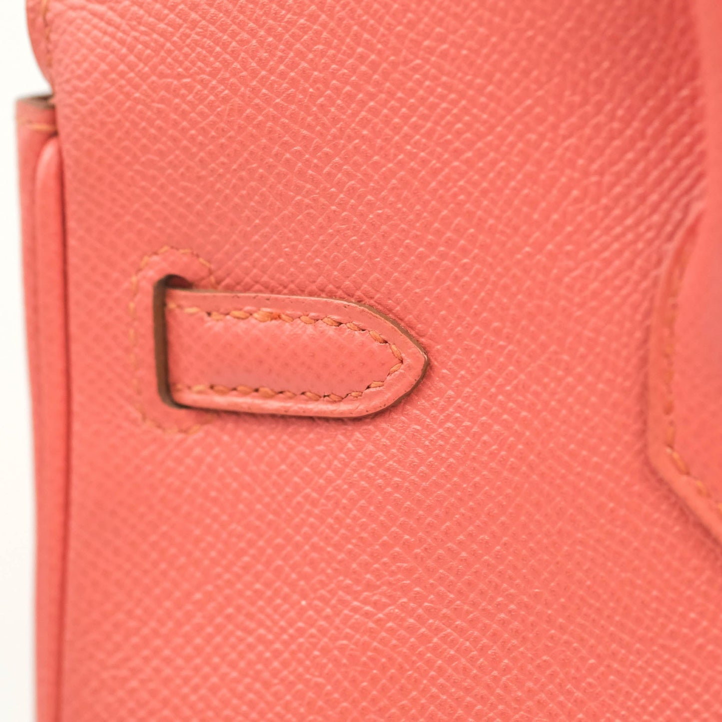 Hermes Birkin 25 Flamingo Epsom Palladium Hardware