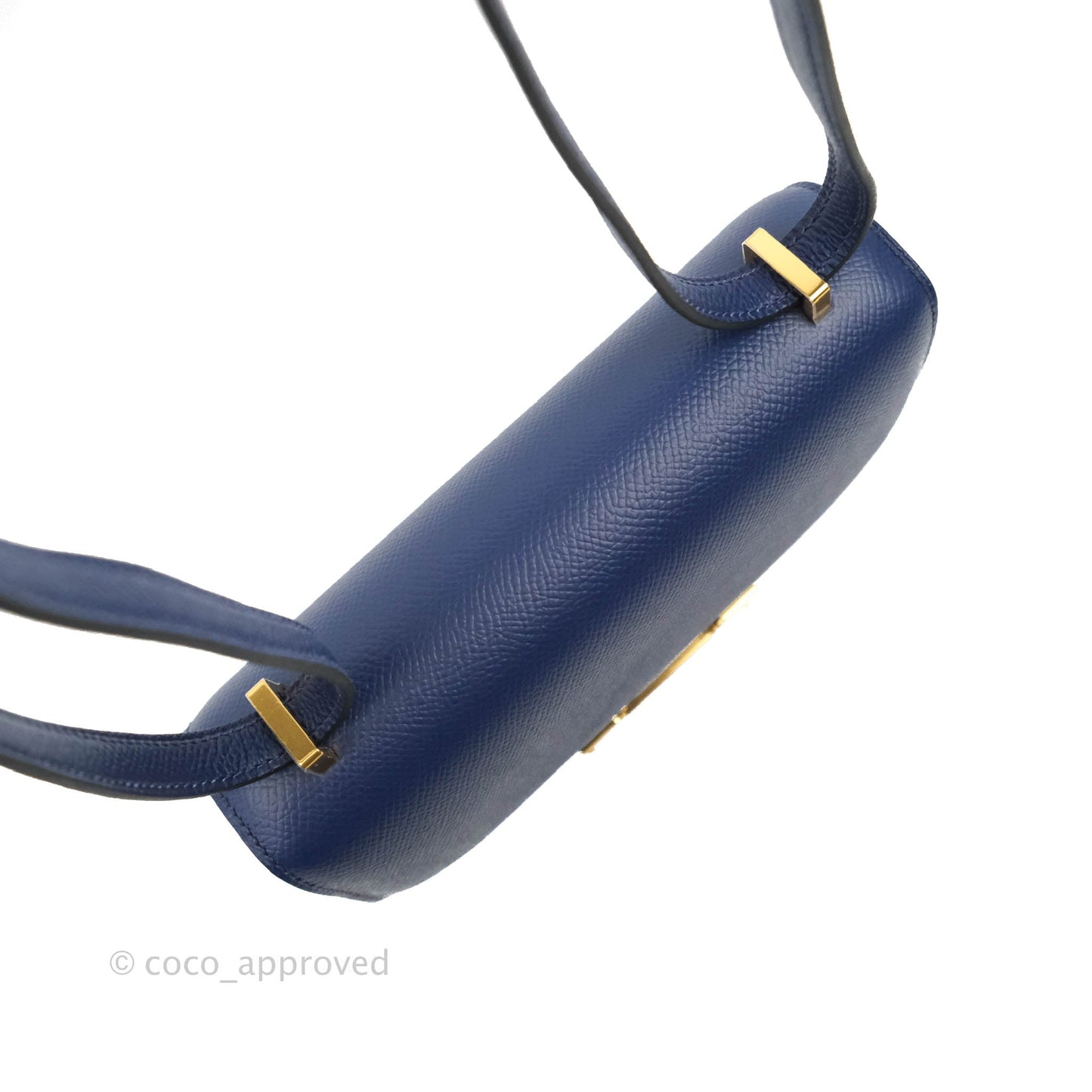 Hermès Constance Mini 18cm Bleu Saphir Epsom Gold Hardware