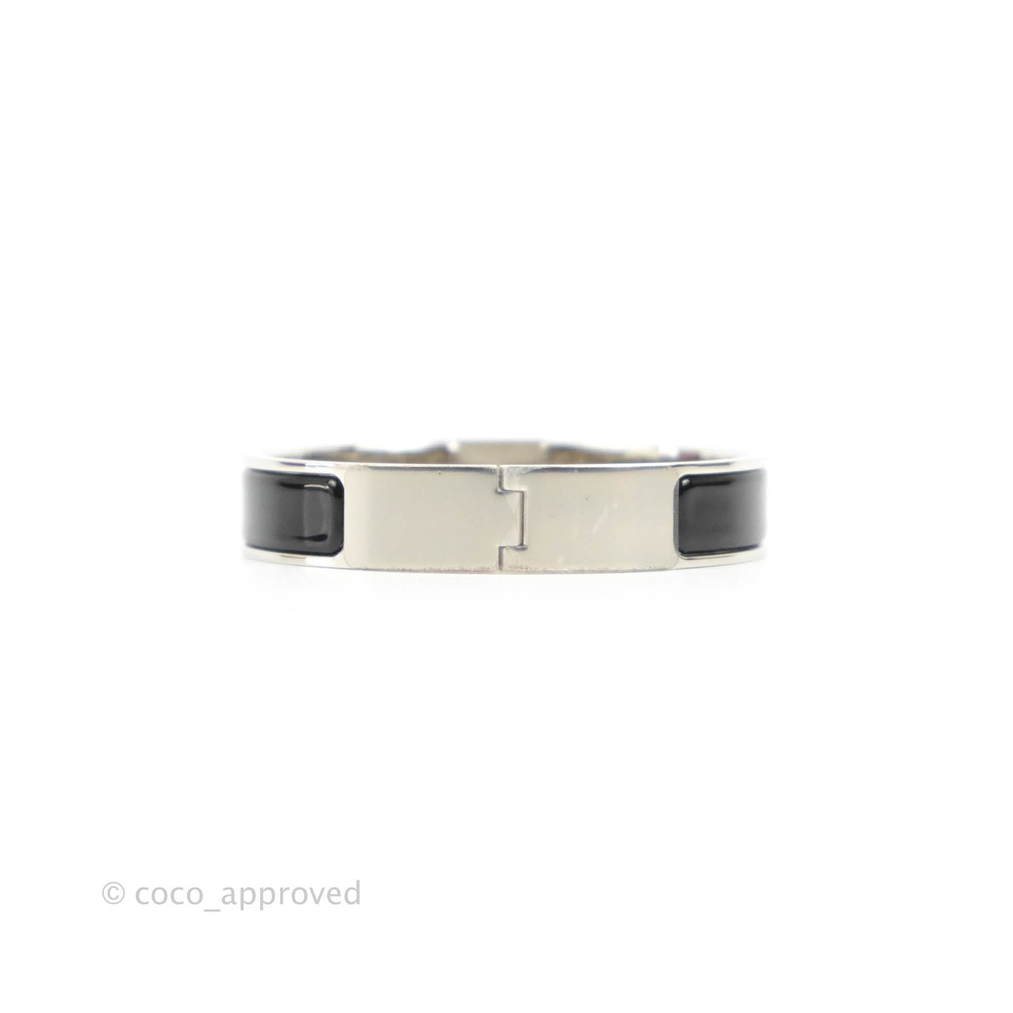 Hermes Clic Cadenas Bracelet Black Palladium Hardware