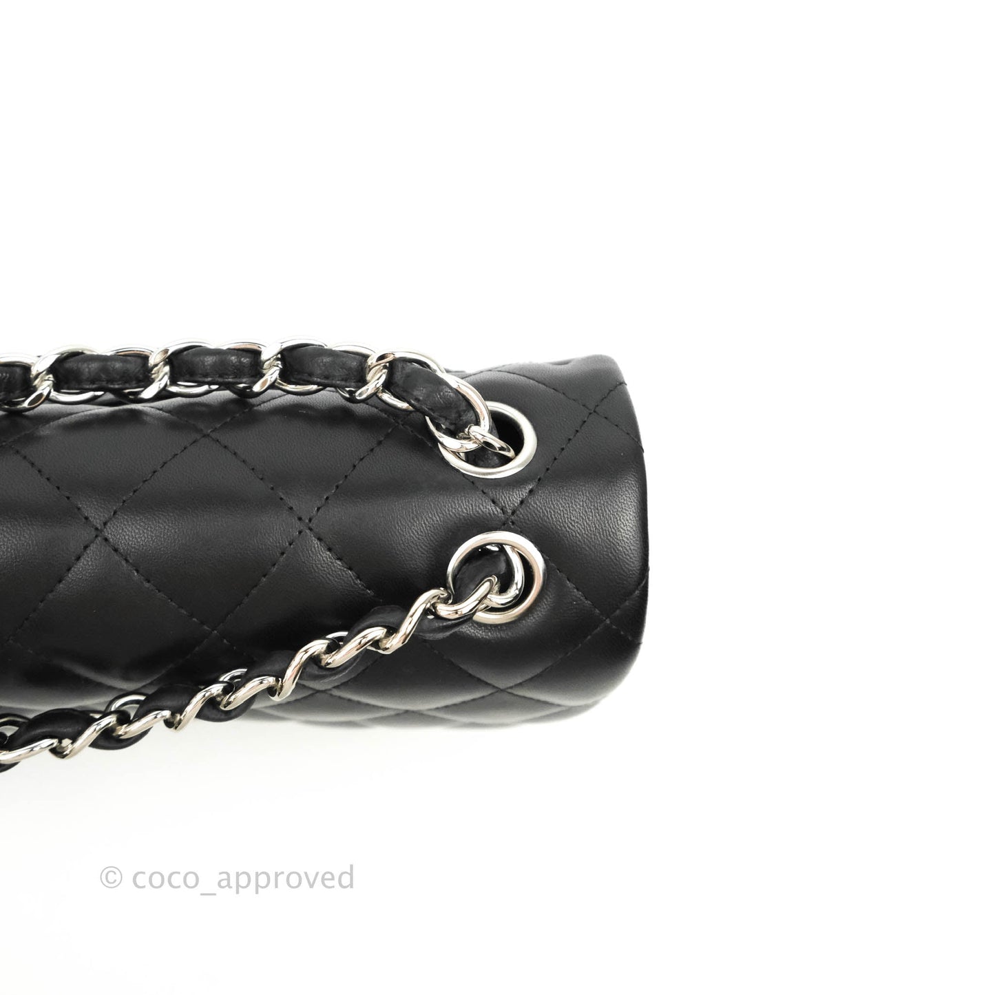 Chanel Jumbo Double Flap Black Lambskin Silver Hardware⁣⁣