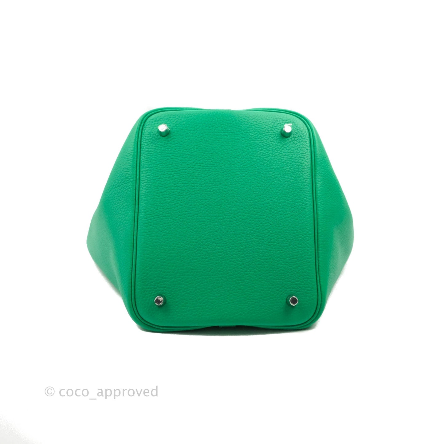 Hermès Picotin 22 Clemence Menthe/Vert Bosphore Palladium Hardware
