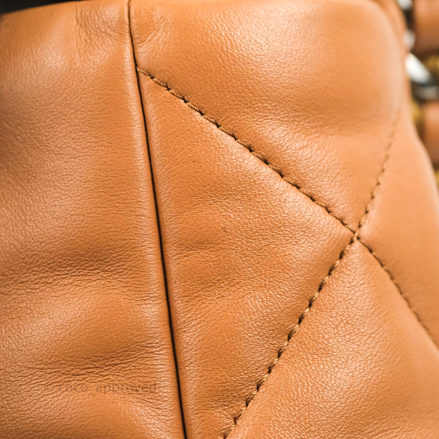 Chanel 19 Small Caramel Dark Beige Lambskin Mixed Hardware 21K