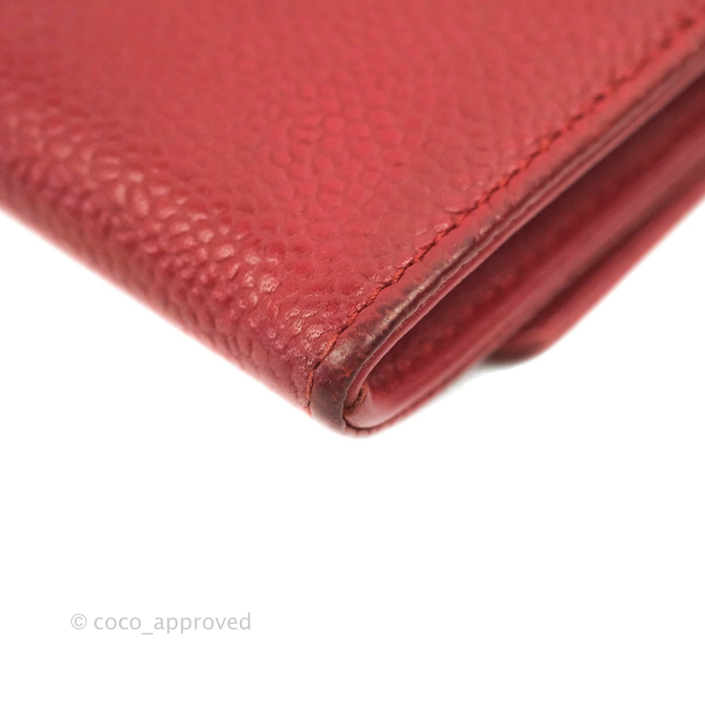 Chanel Timeless Business Card Holder Interlocking CC Logo Wallet