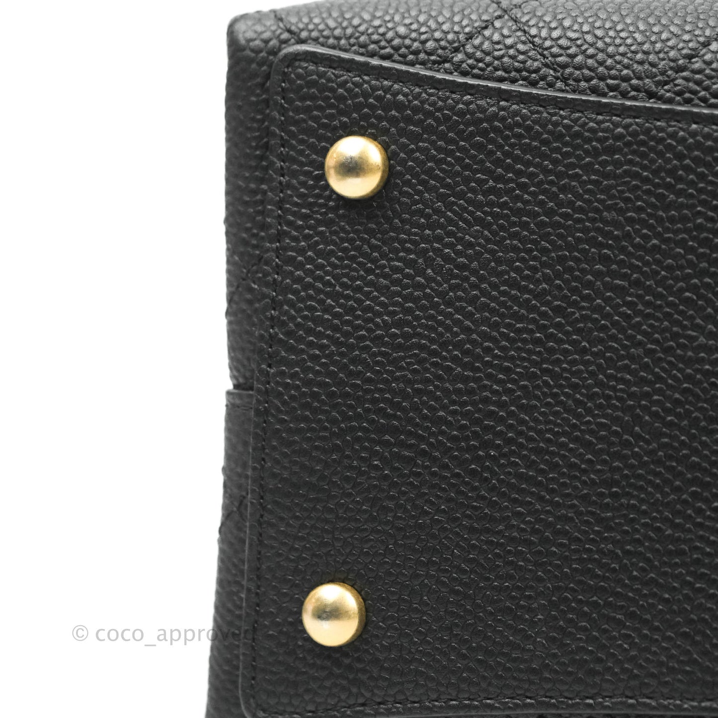 Chanel Black Grained Calfskin Drawstring Bucket Bag