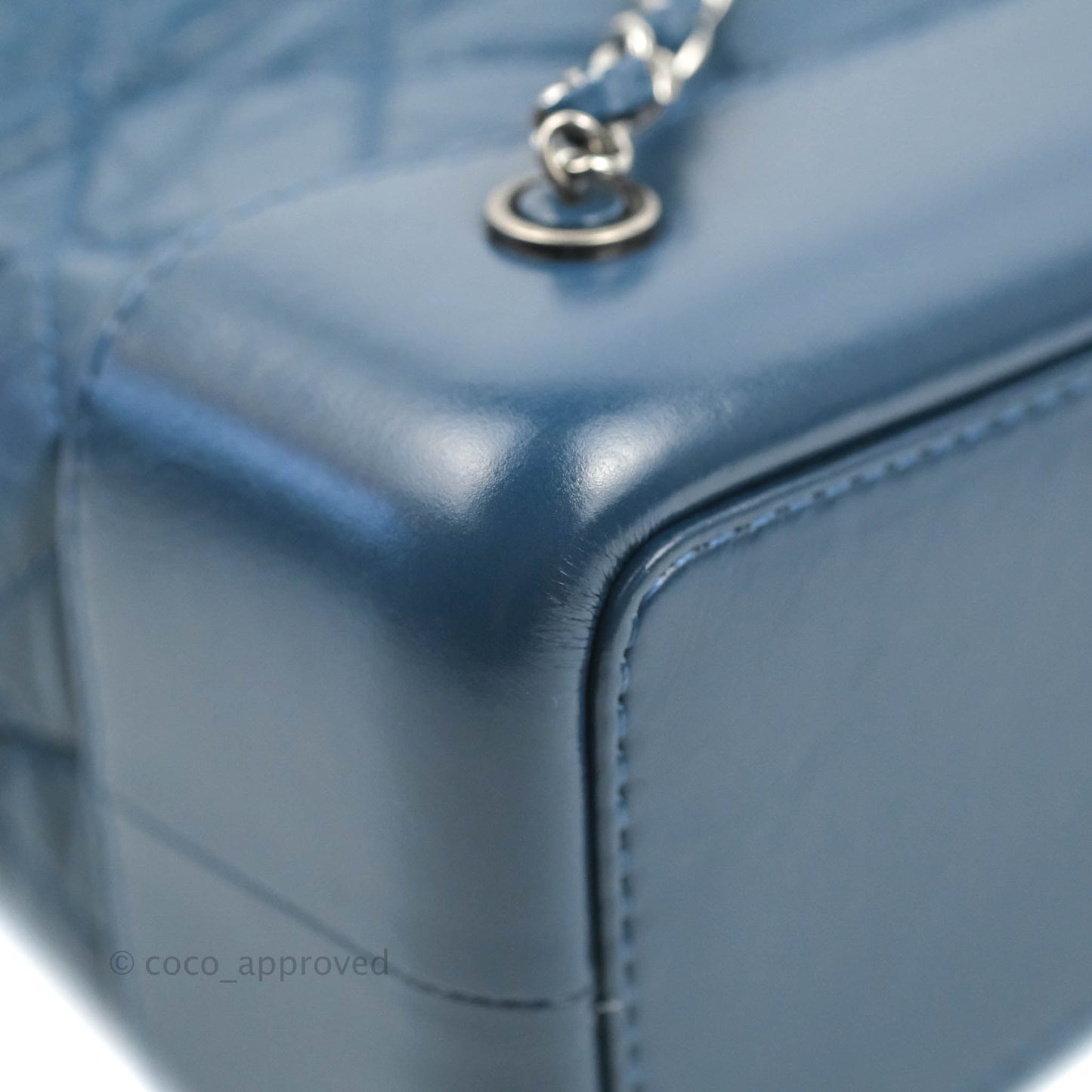 Chanel Small Gabrielle Backpack Navy Aged Calfskin
