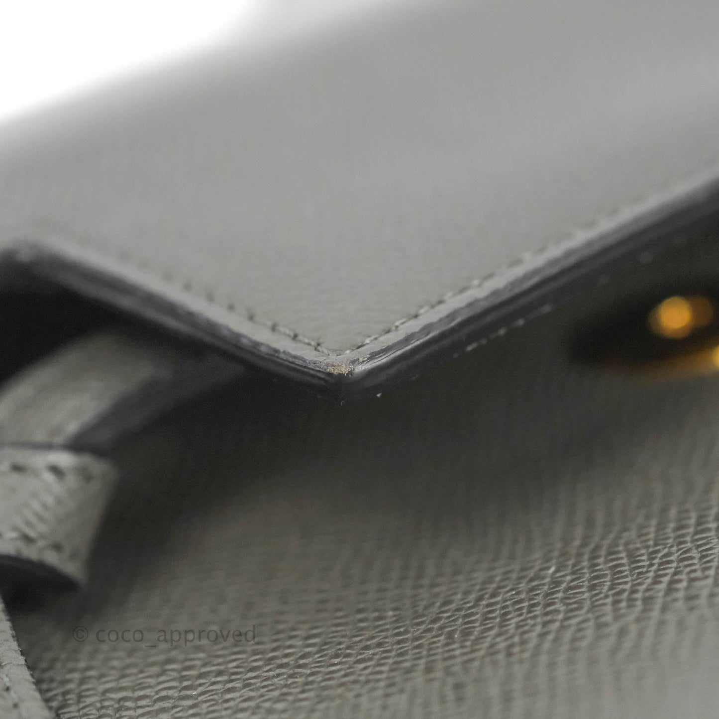 Celine Nano Belt Bag Grey Grained Calfskin Gold Hardware