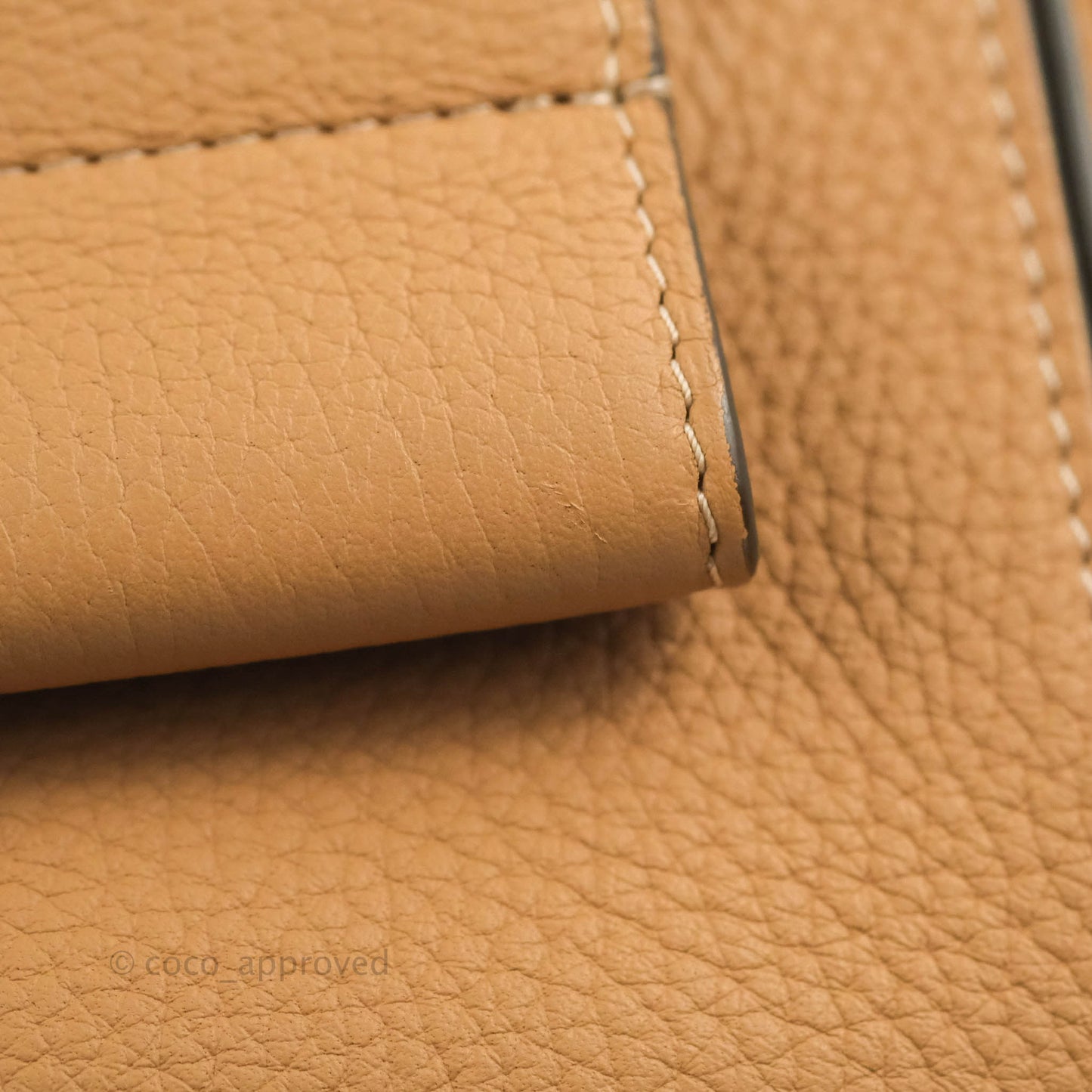 Delvaux Cool Box MM in Taurillon Soft Grained Calfskin Vegetal Ivory Gold Hardware
