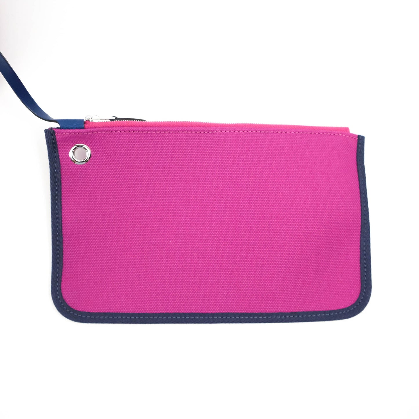 Hermès Herbag Zip 31 Toile Militaire Vache Hunter Rose Pourpre Bleu Saphir Palladium Hardware