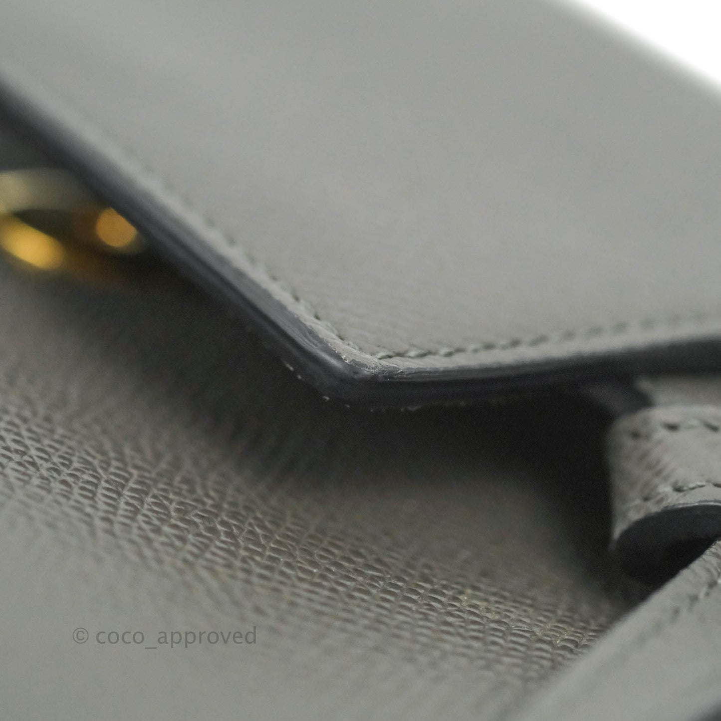 Celine Nano Belt Bag Grey Grained Calfskin Gold Hardware
