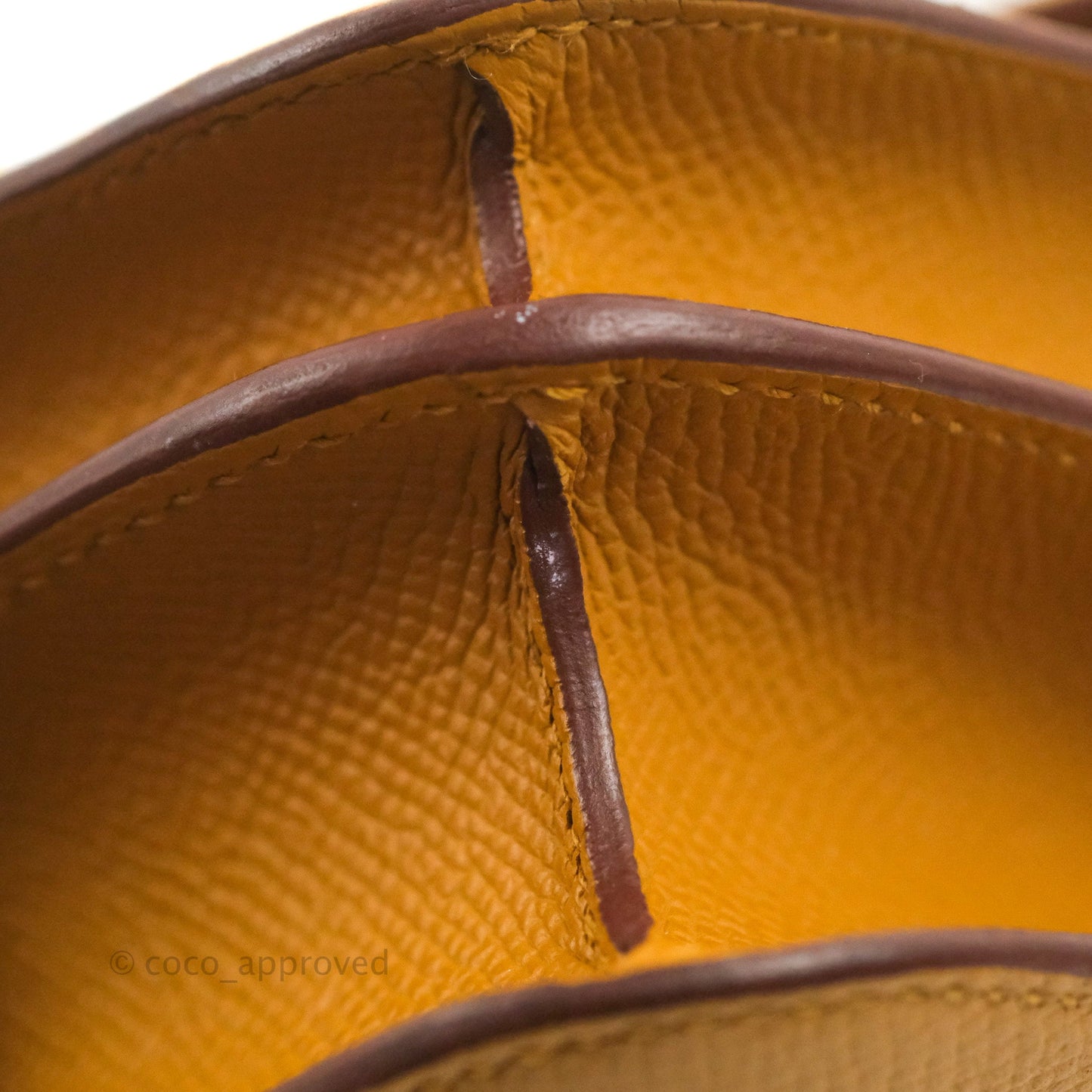 Hermès Constance Mini 18cm Sesame Epsom Gold Hardware