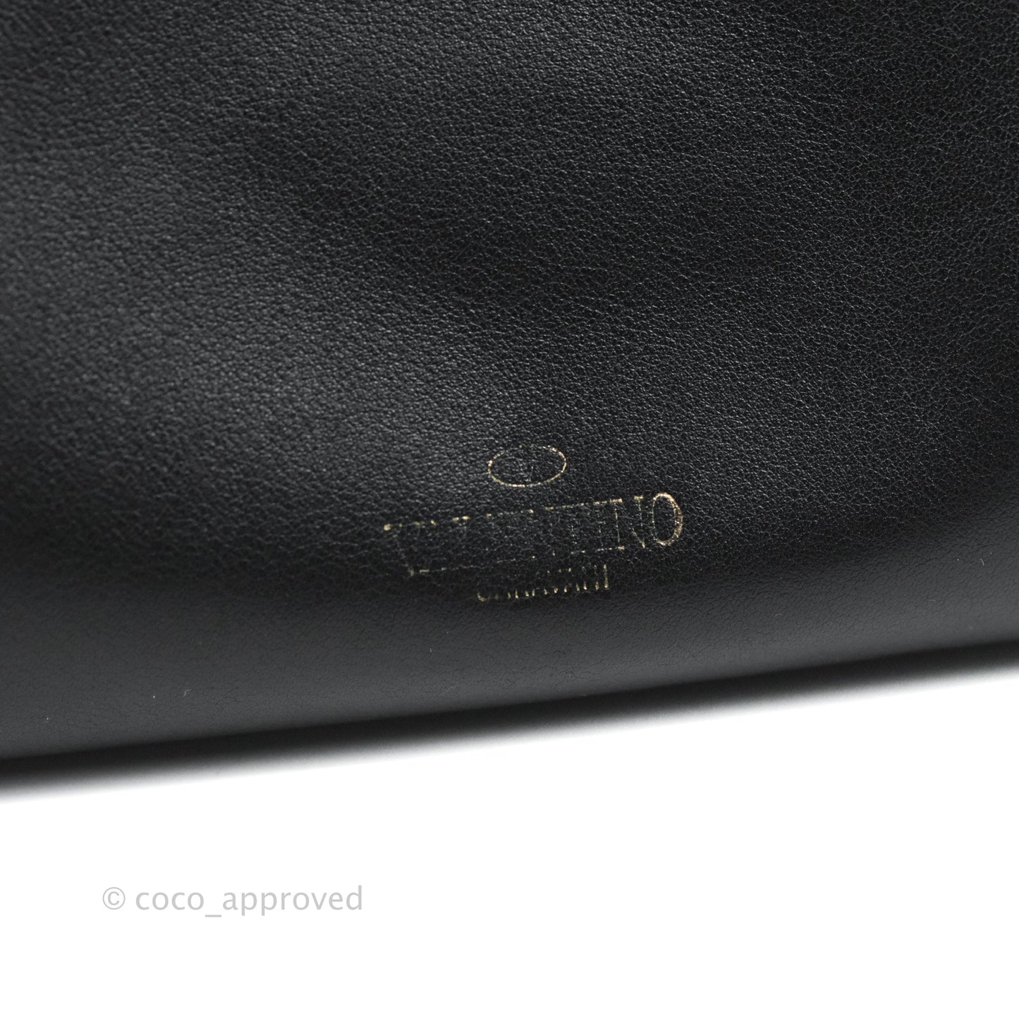Valentino Garavani Small Rockstud Bag Black Calfskin
