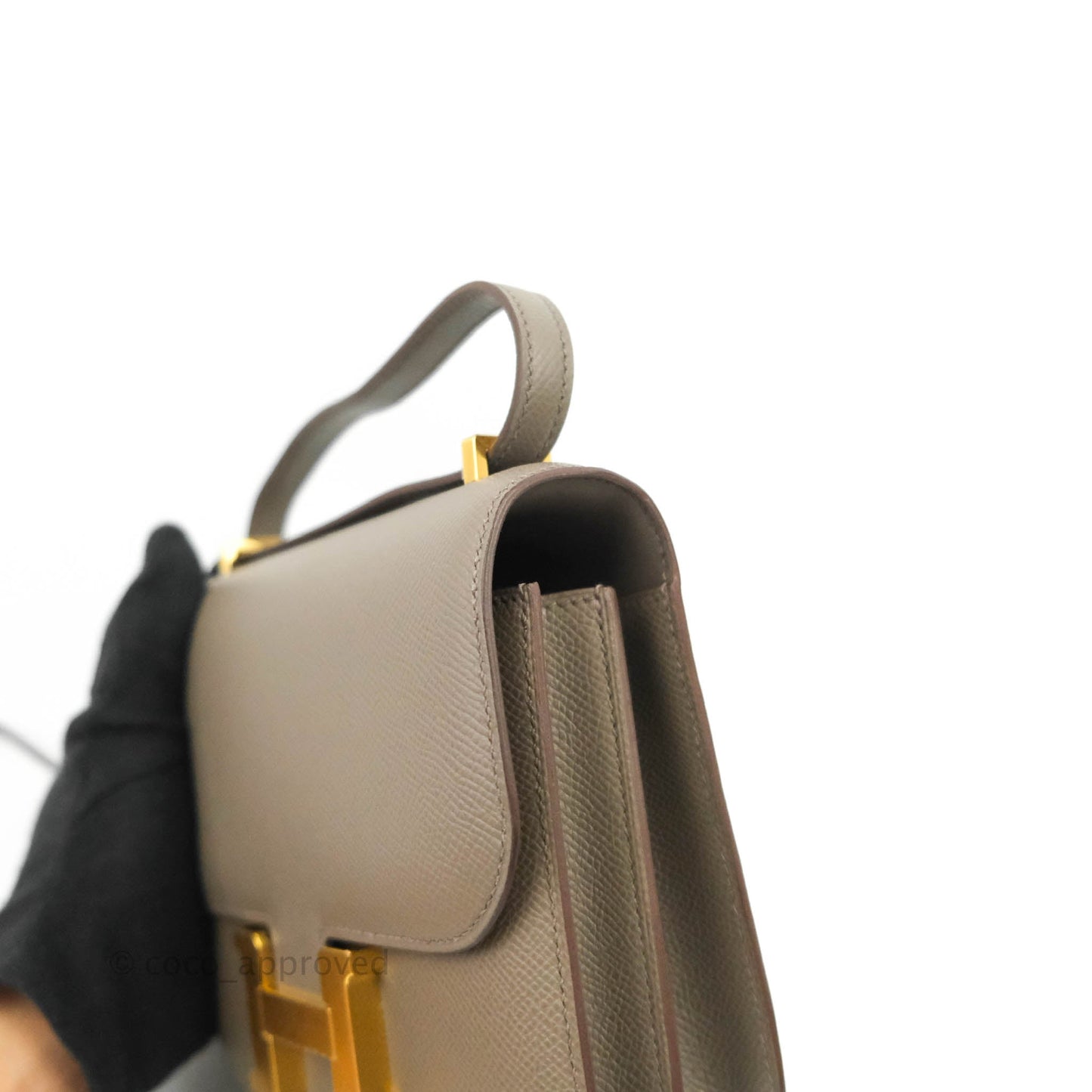 Hermès Constance Mini 18cm Etaine Epsom Gold Hardware