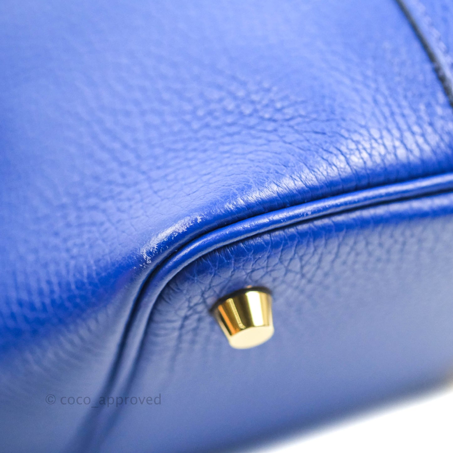 Hermès Picotin Lock 18 PM Bleu Clemence Gold Hardware