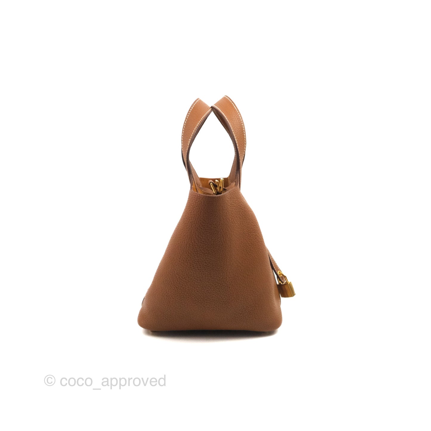 Hermès Picotin Lock 18 PM Gold Clemence Gold Hardware
