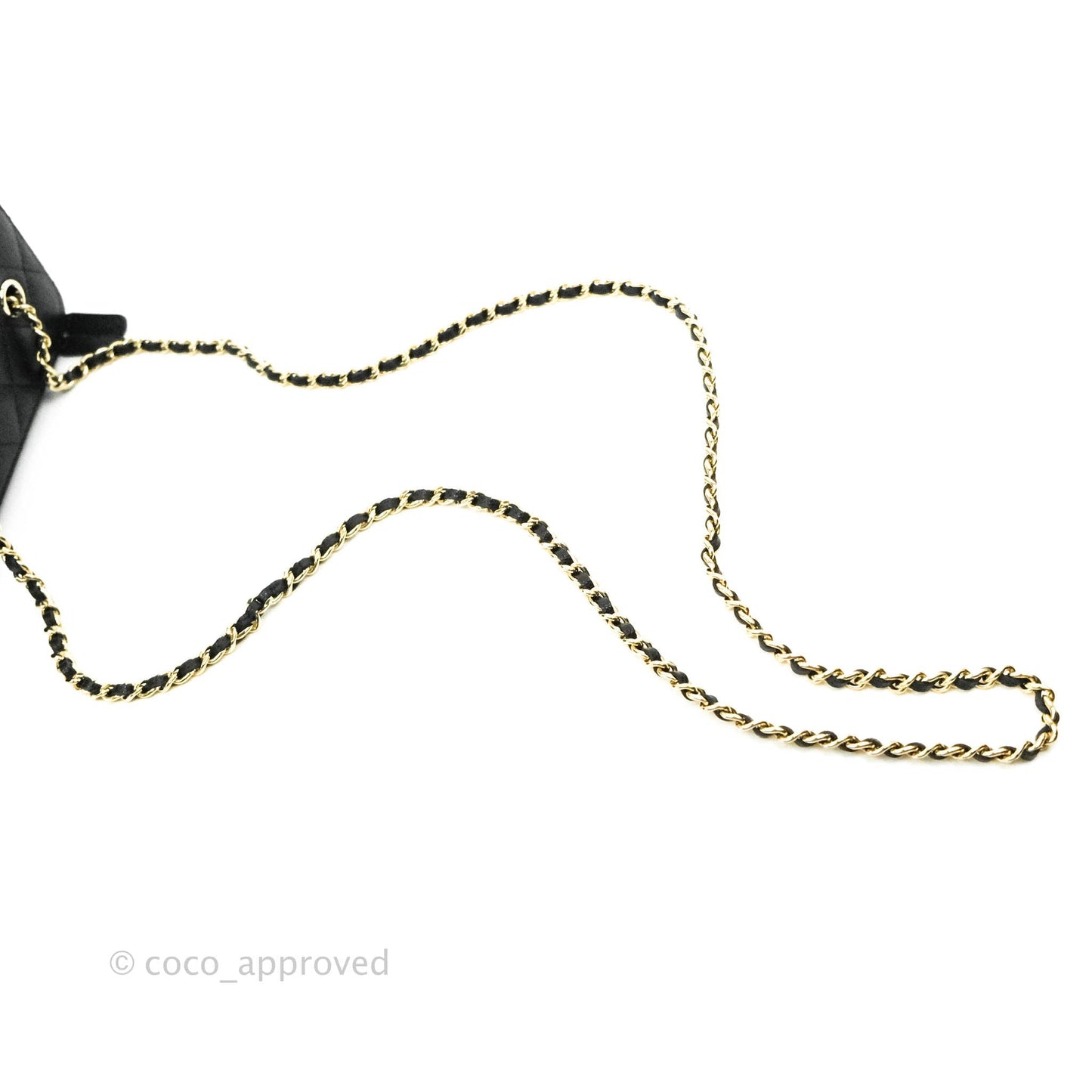 Chanel Vanity with Classic Chain Black Caviar Gold Hardware