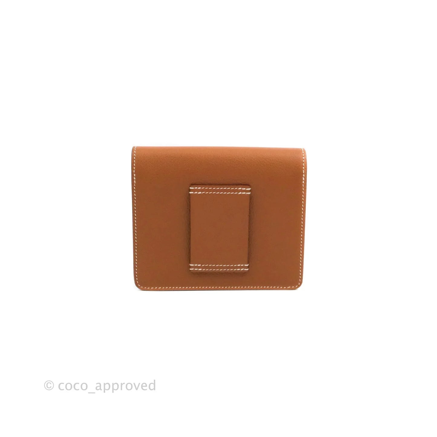 Hermès Roulis Slim Wallet Gold Gold Hardware