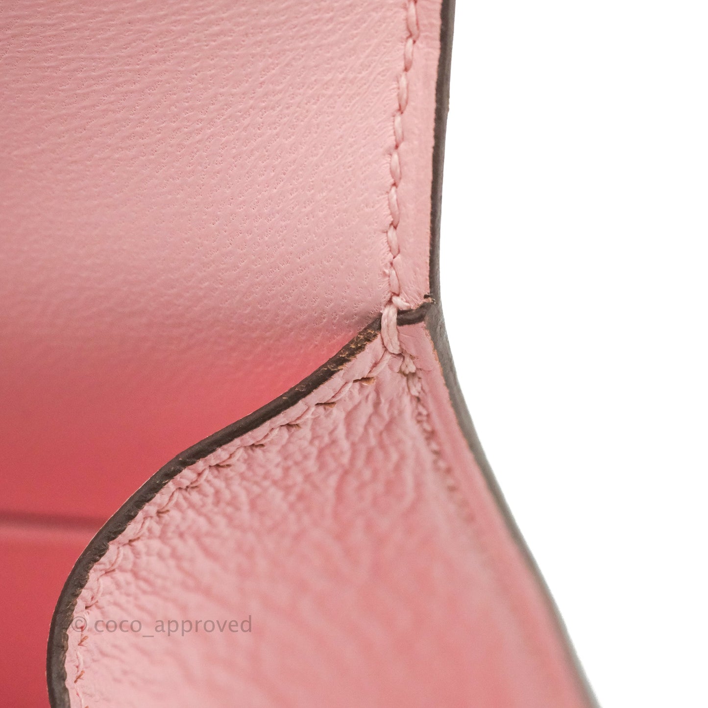 Hermès Constance III Mini 18cm Sakura Chevre Mysore Palladium Hardware