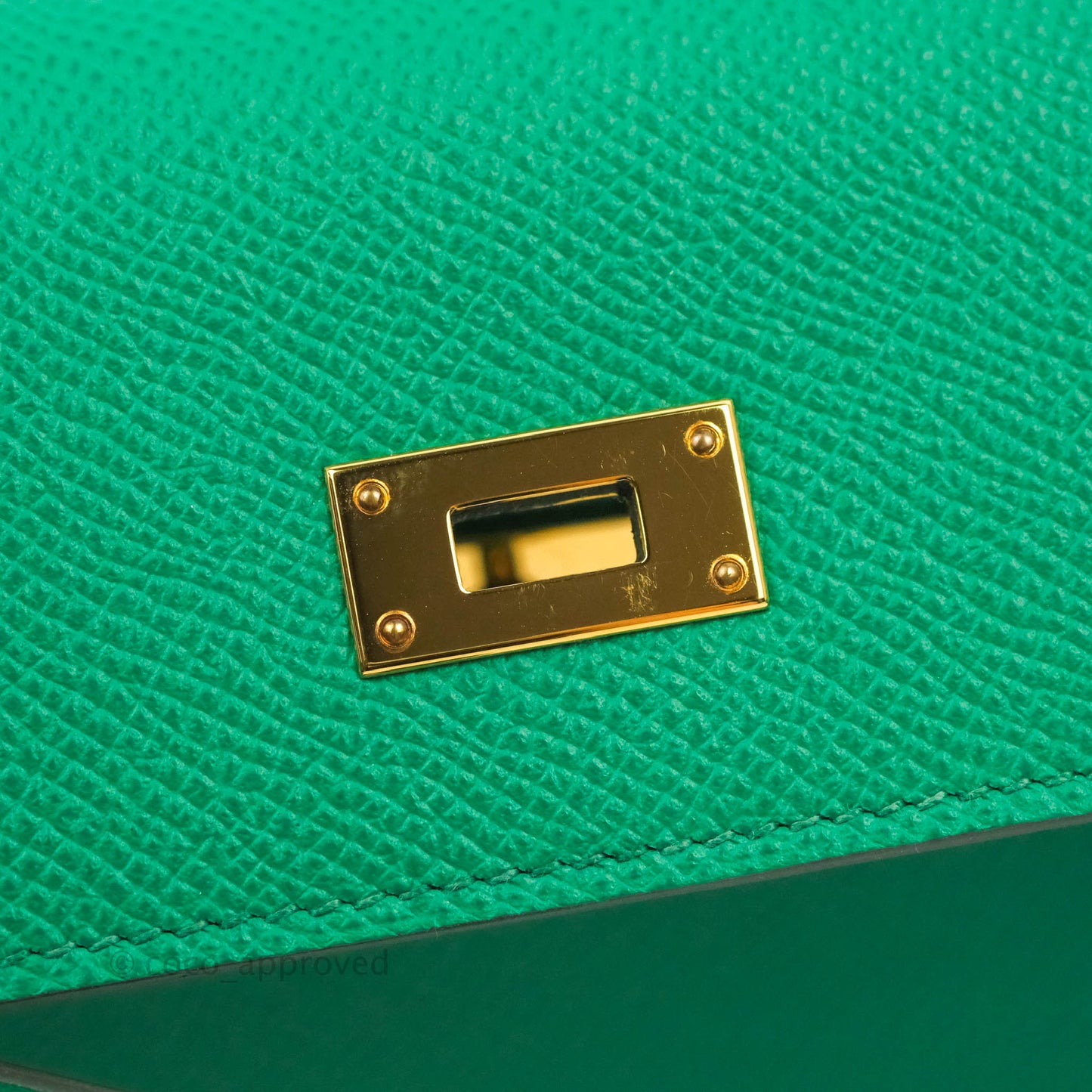Hermès Kelly To Go Wallet Veau Epsom 06 Vert Jade Gold Hardware