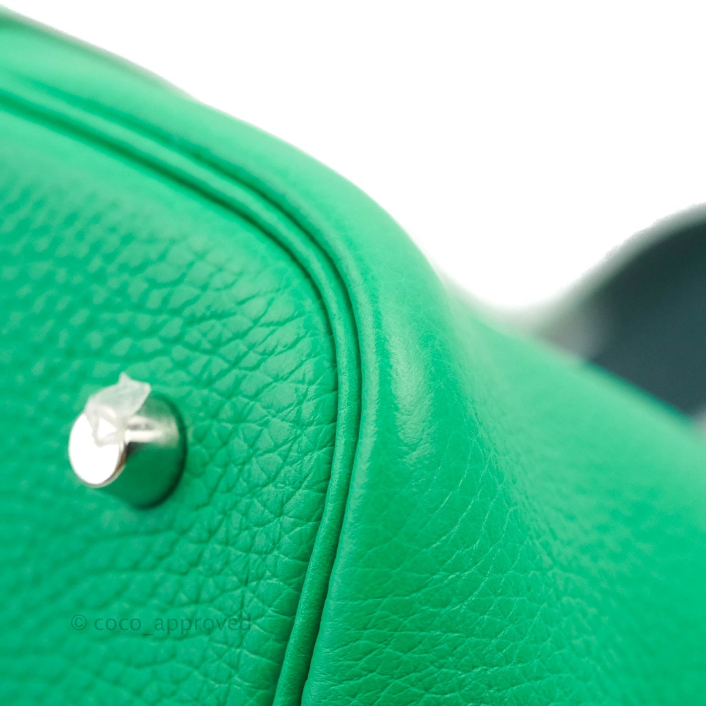 Hermès Picotin 22 Clemence Menthe/Vert Bosphore Palladium Hardware