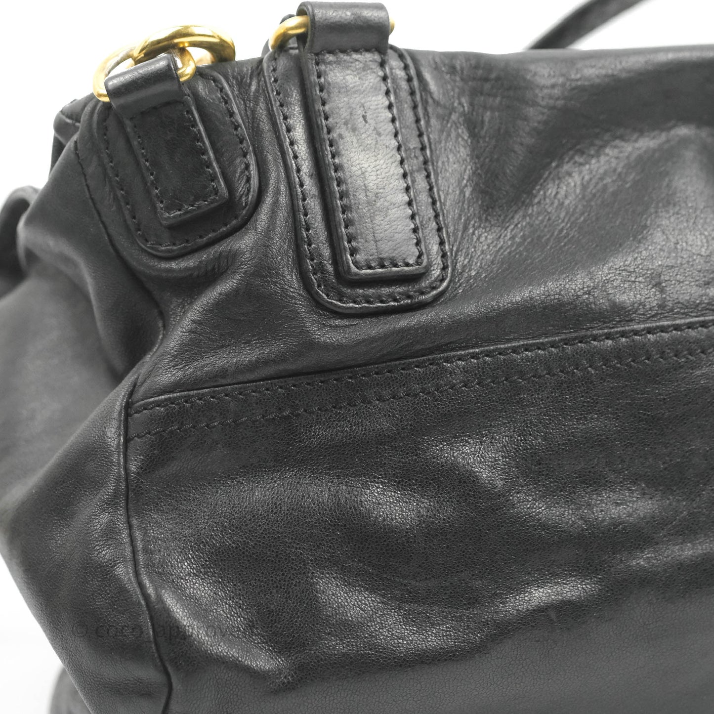 Givenchy Pandora Medium Black Leather Shoulder Bag