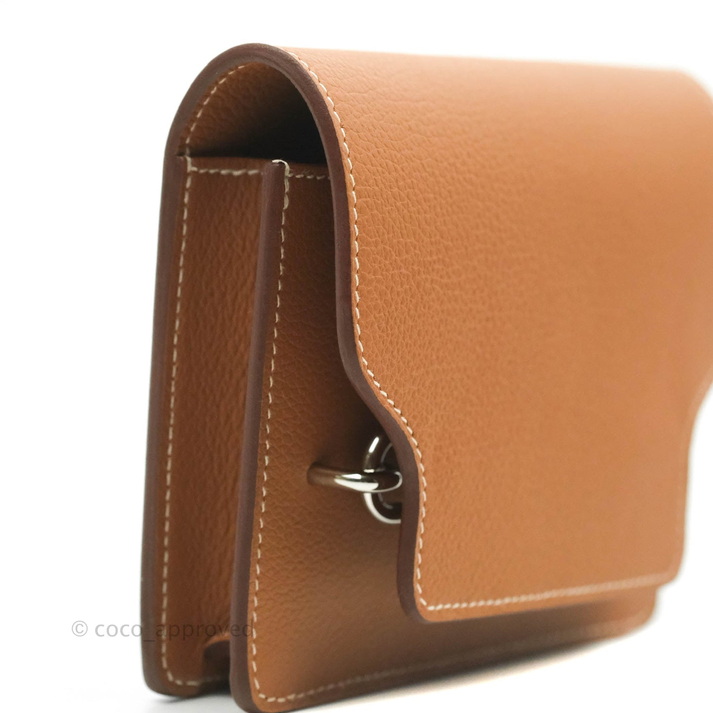 Hermès Roulis Slim Wallet Gold Palladium Hardware