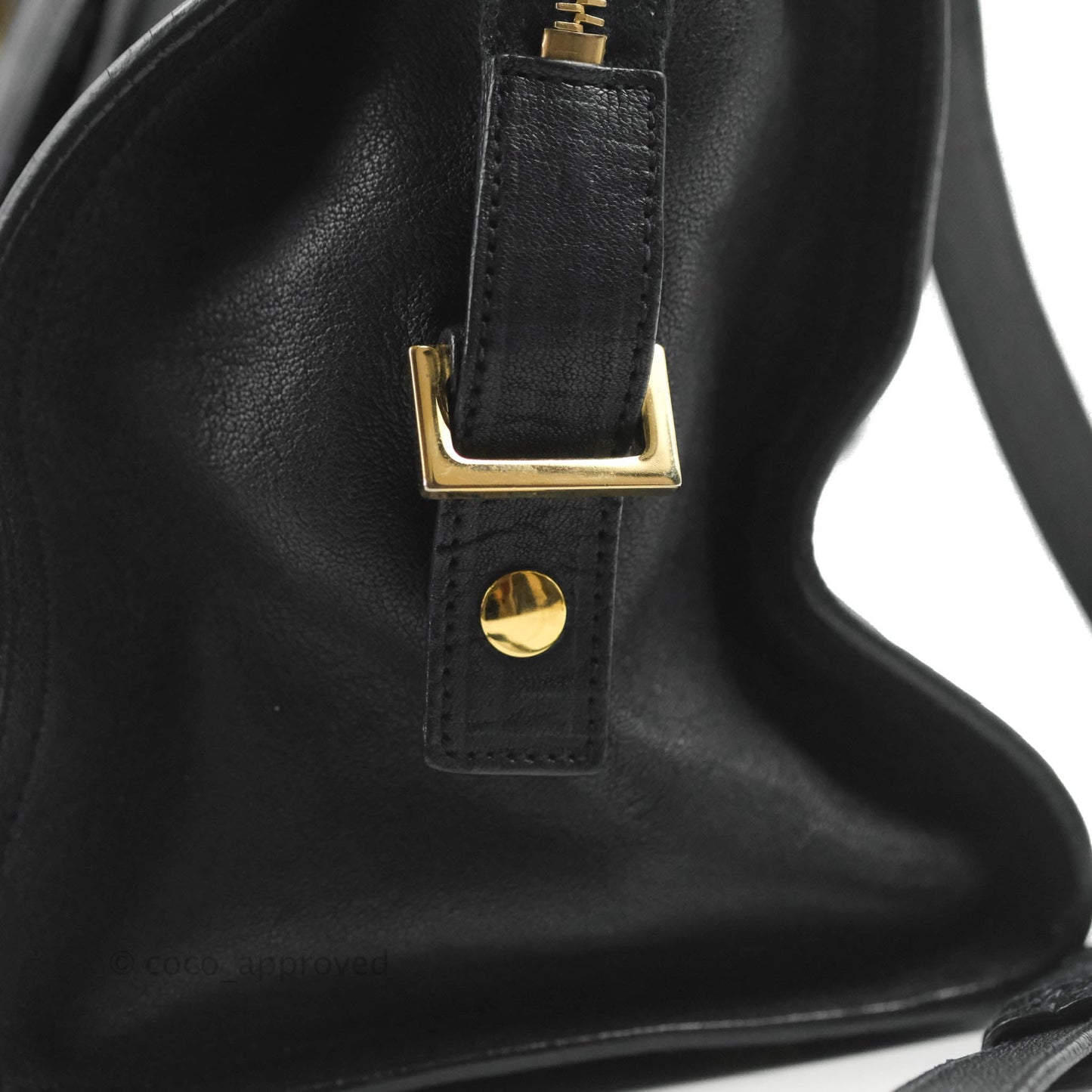 Saint Laurent Cabas Chyc Dark Navy Gold Hardware