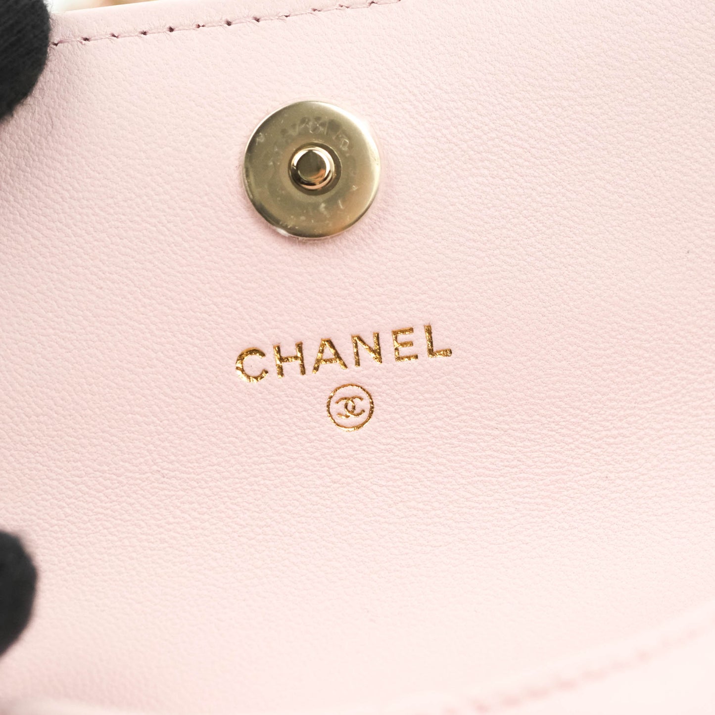 Chanel Mini Clutch With Chain Pink Lambskin Gold Hardware