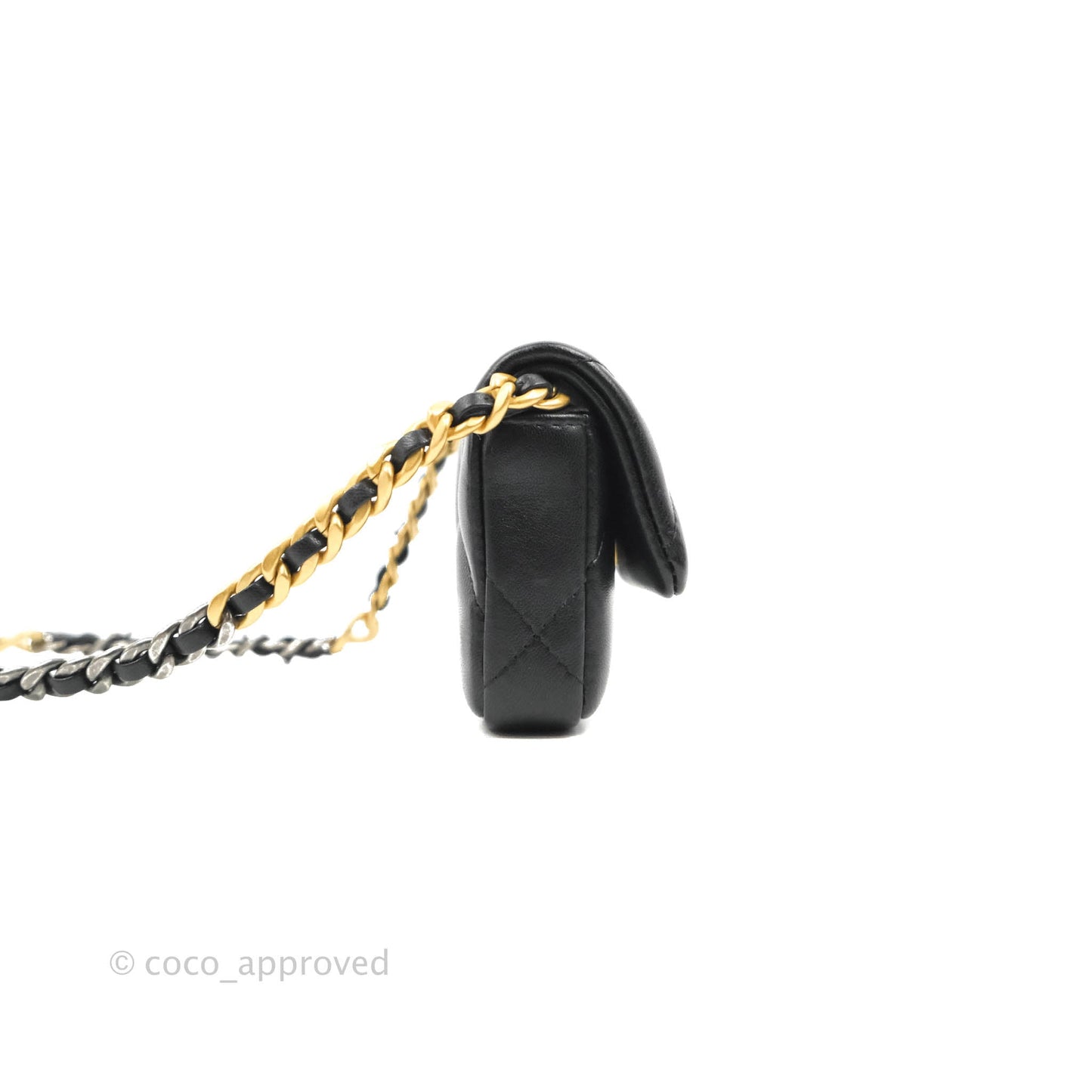 Chanel 19 Belt Bag Black Mixed Hardware