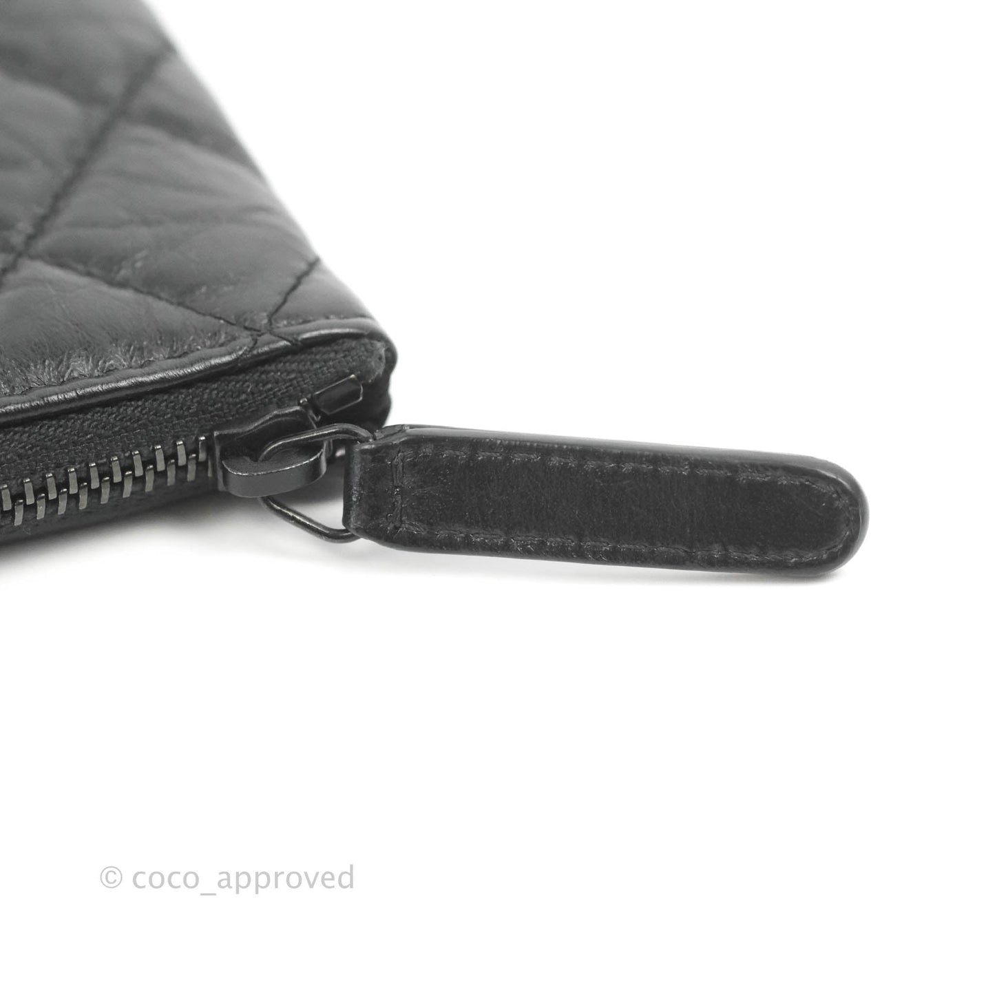 Chanel Quilted Mini Reissue O Case So Black Aged Calfskin