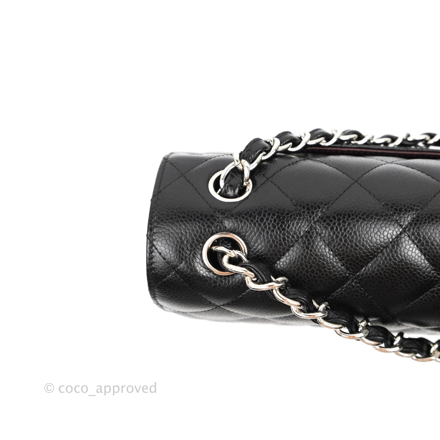 Chanel Jumbo Double Flap Black Caviar Silver Hardware⁣⁣