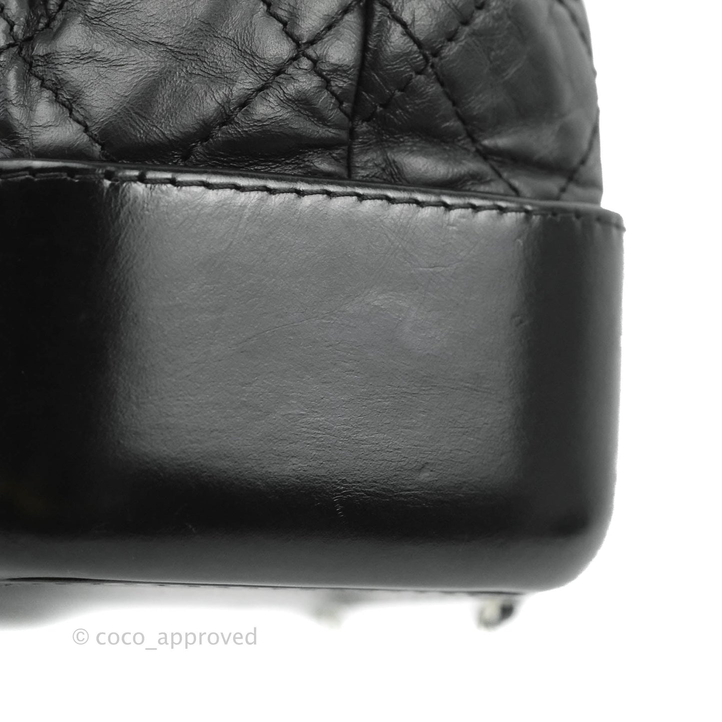 Chanel Small Gabrielle Backpack Black Aged Calfskin
