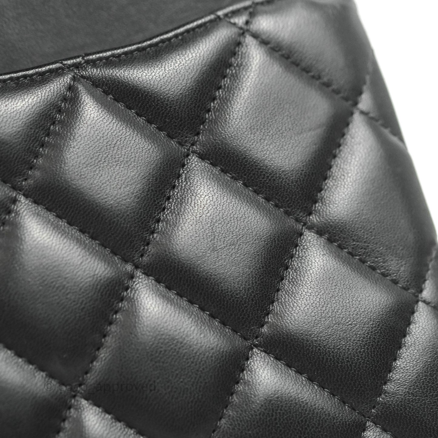 Chanel Jumbo Double Flap Black Lambskin Silver Hardware⁣⁣