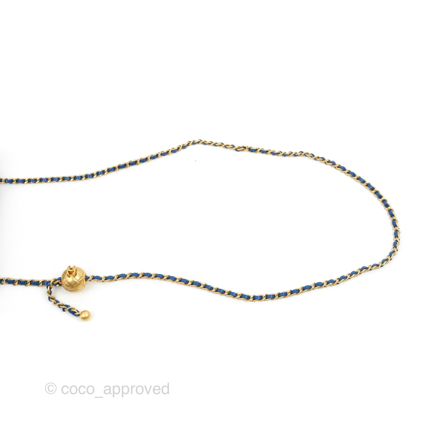 Chanel Mini Square Pearl Crush Quilted Blue Lambskin Aged Gold Hardware