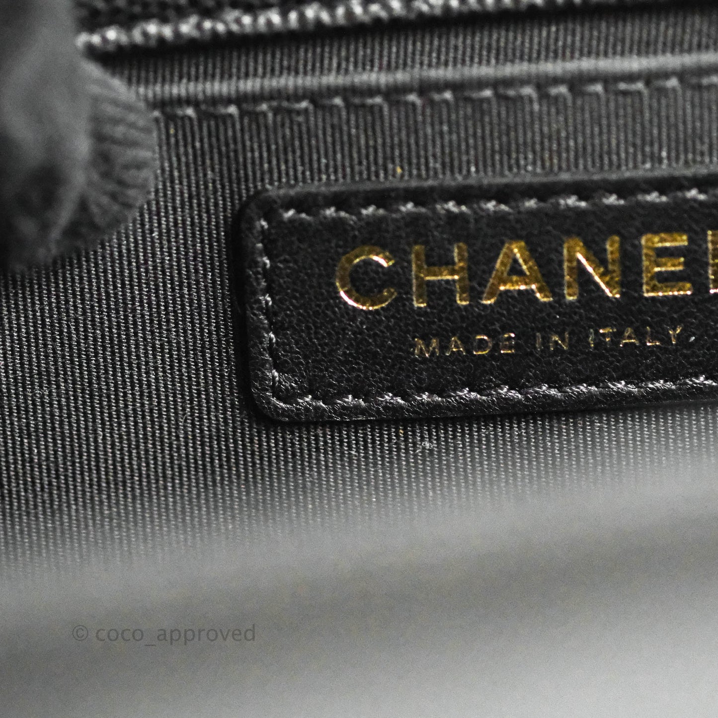 Chanel Quilted Medium Boy Black Caviar Aged Gold Hardware