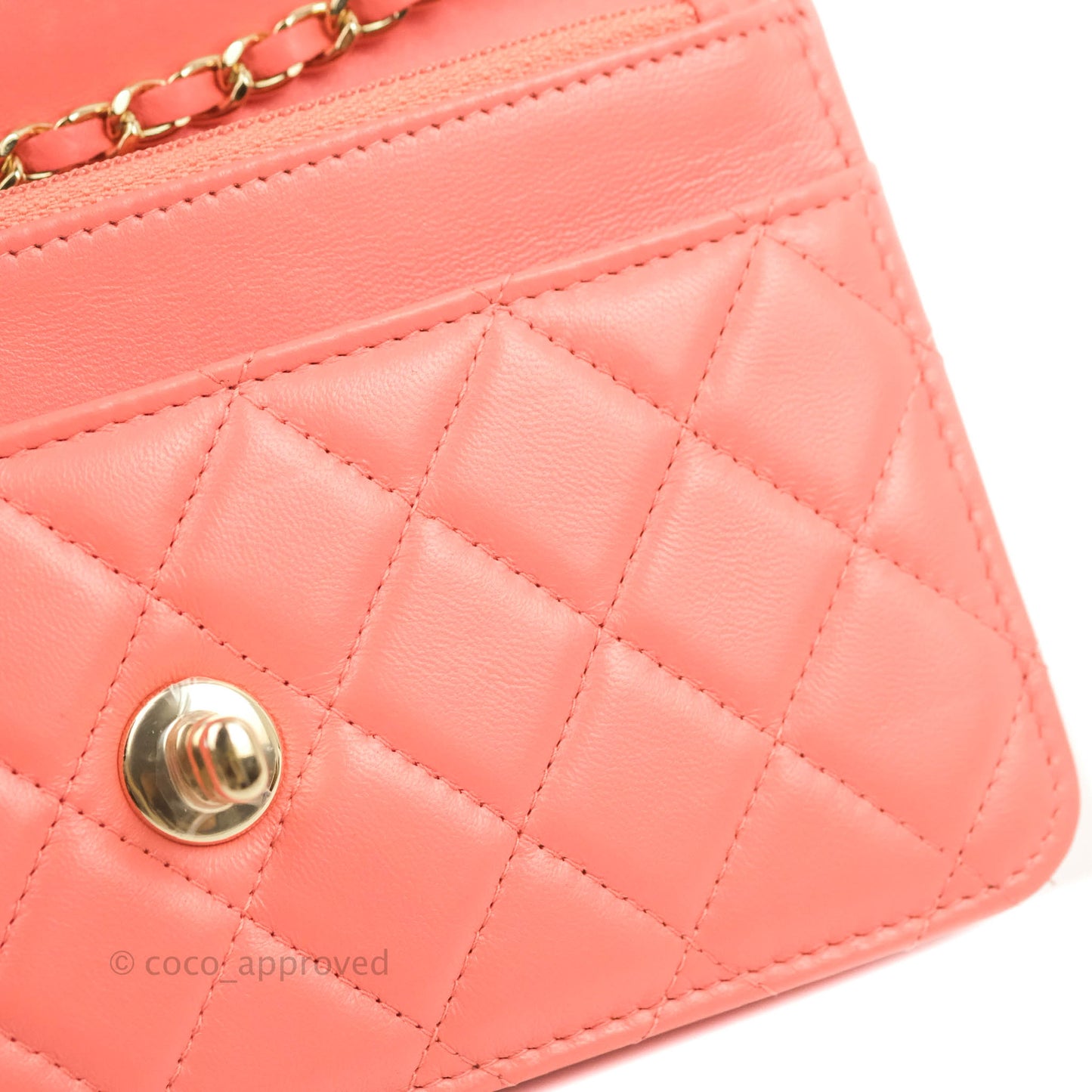 Chanel Trendy CC WOC Pink Lambskin Gold Hardware