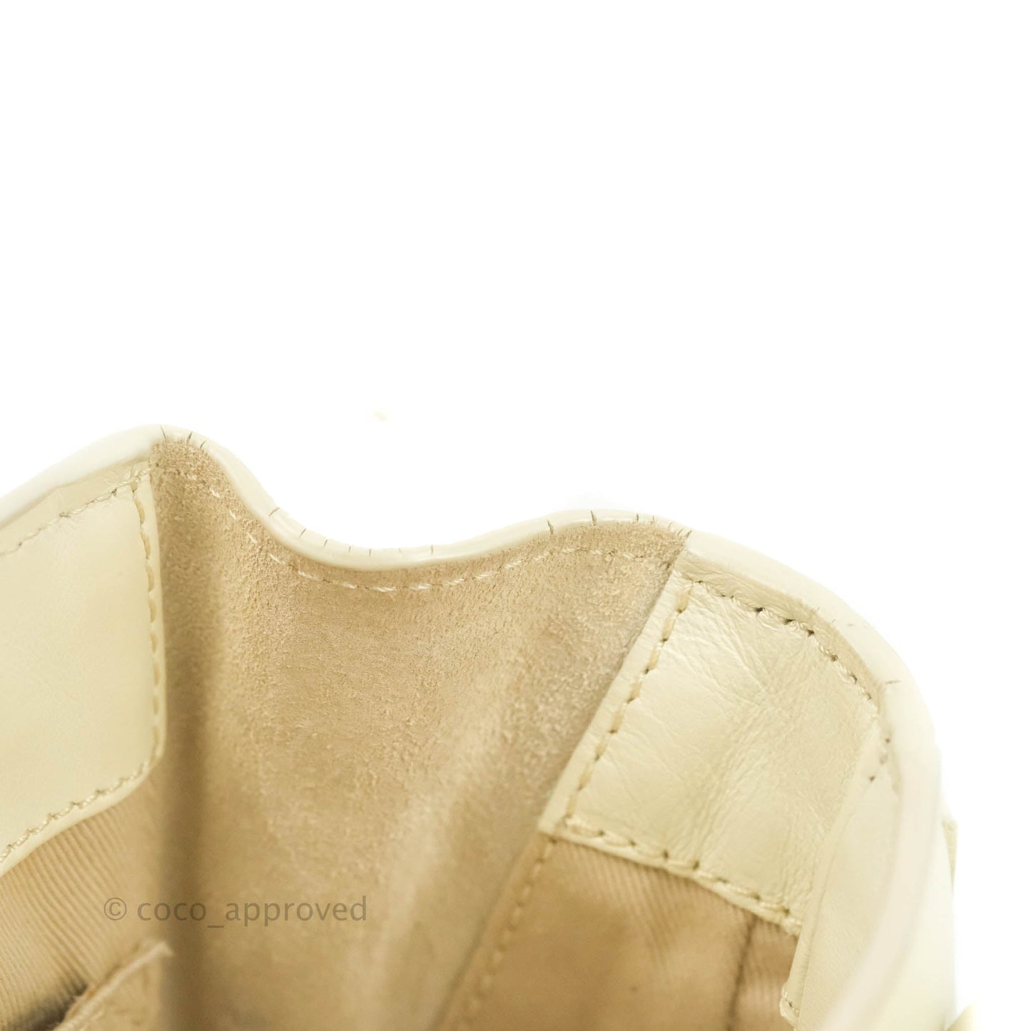 Chloé Mini Faye Backpack Ivory White Calfskin