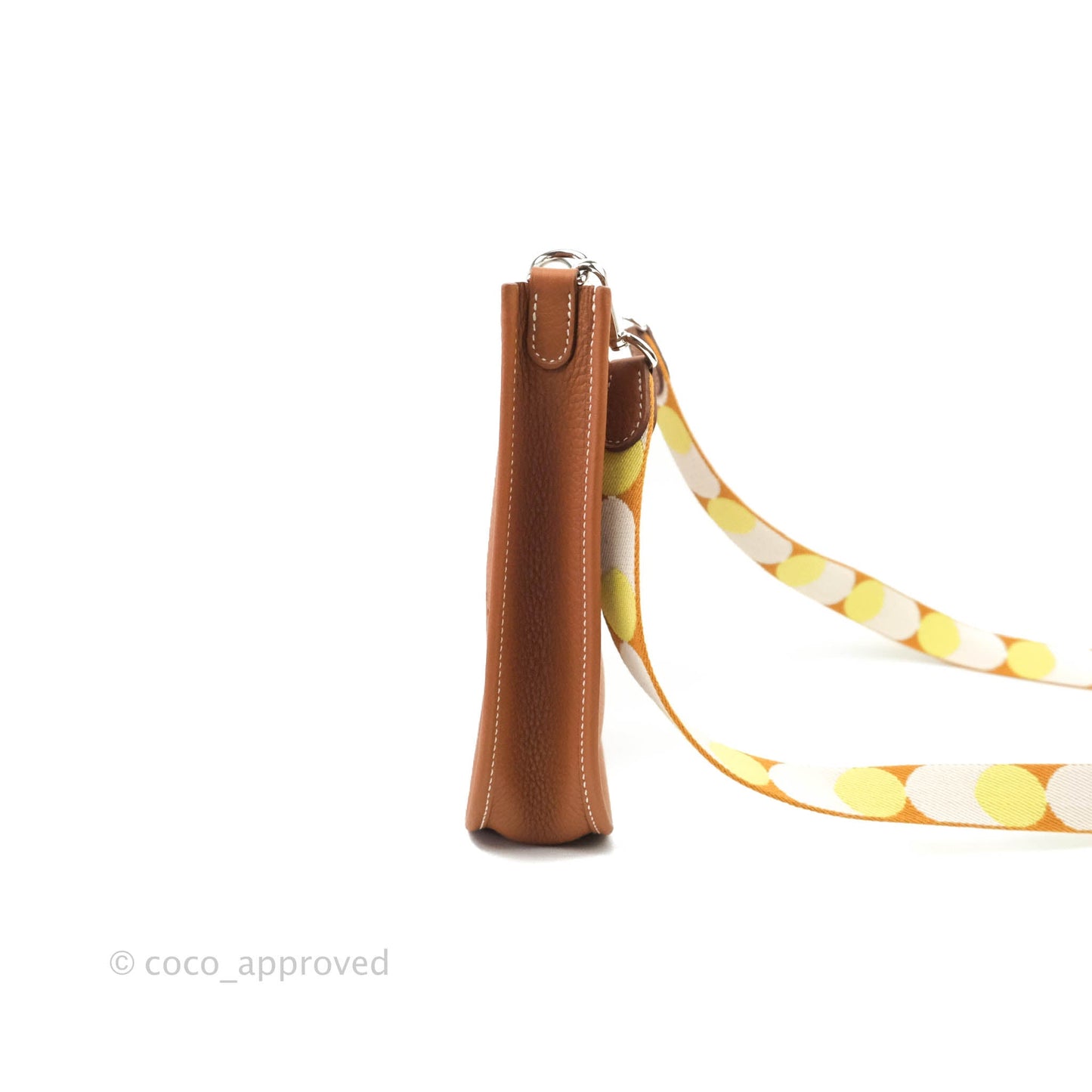 Hermès Mini Evelyne 16 Gold Clemence Palladium Hardware