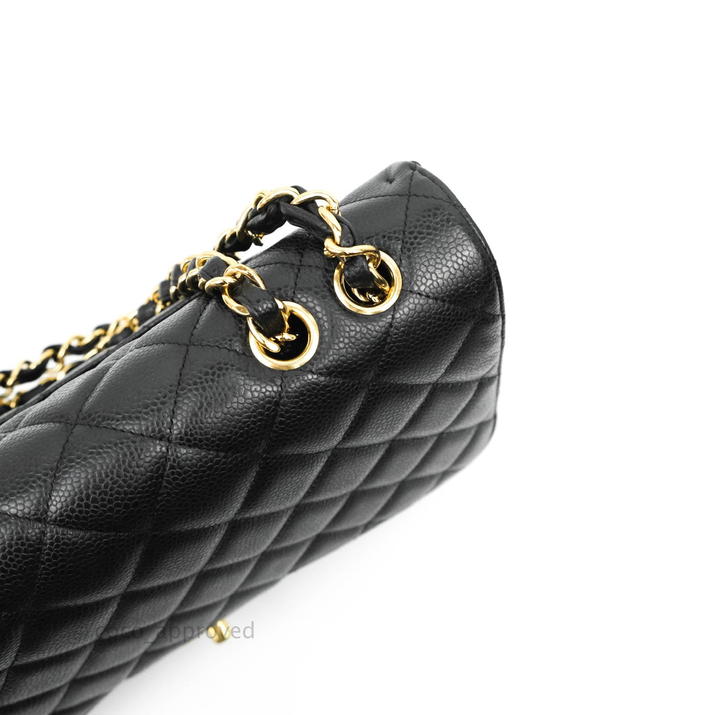 Chanel Jumbo Single Flap Black Caviar Gold Hardware⁣⁣