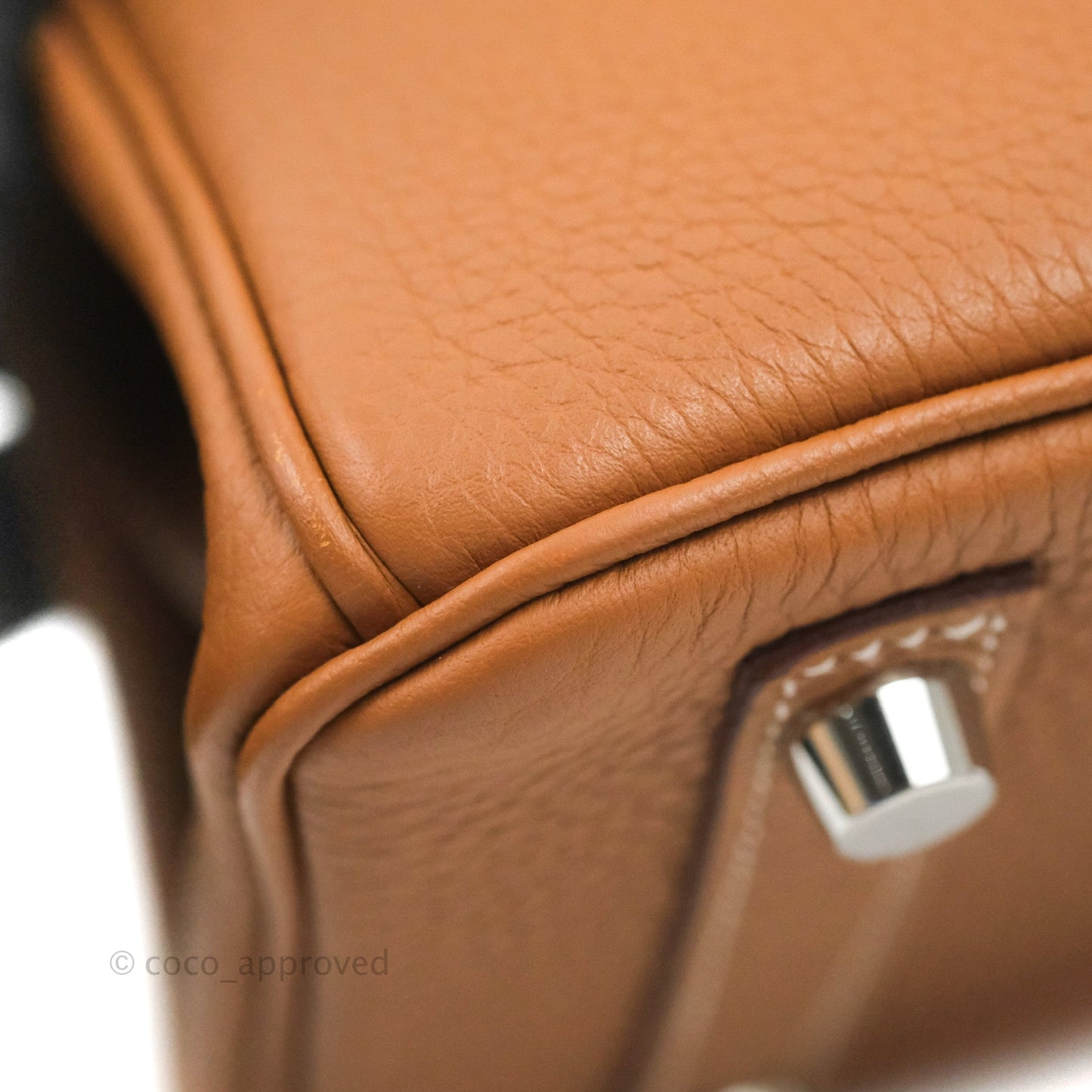 Hermes Birkin 25 Gold Togo Palladium Hardware