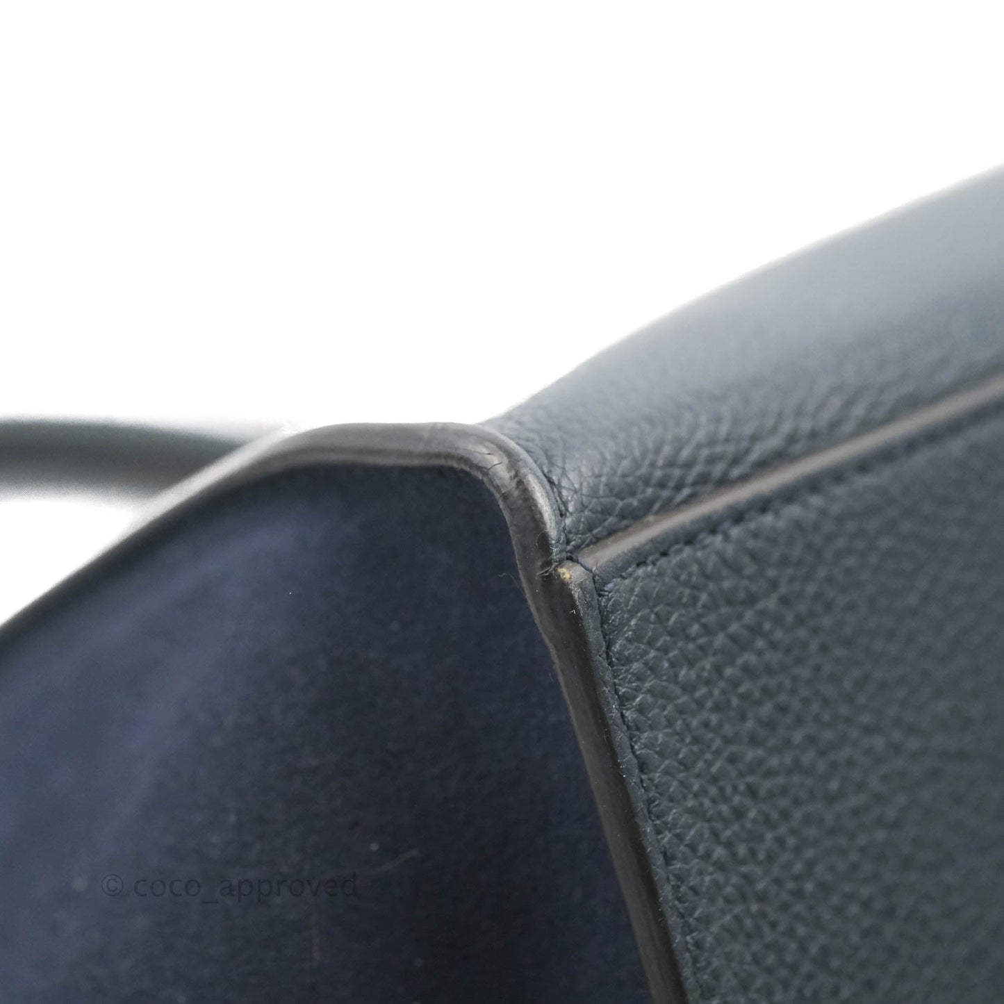 Celine Small Sleek Trapeze Navy Calfskin