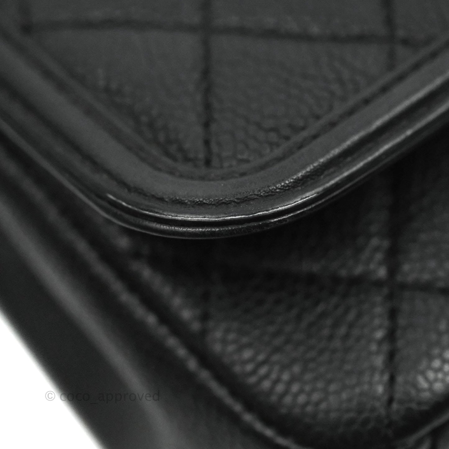 Chanel Quilted Small CC Filigree Flap Black Caviar