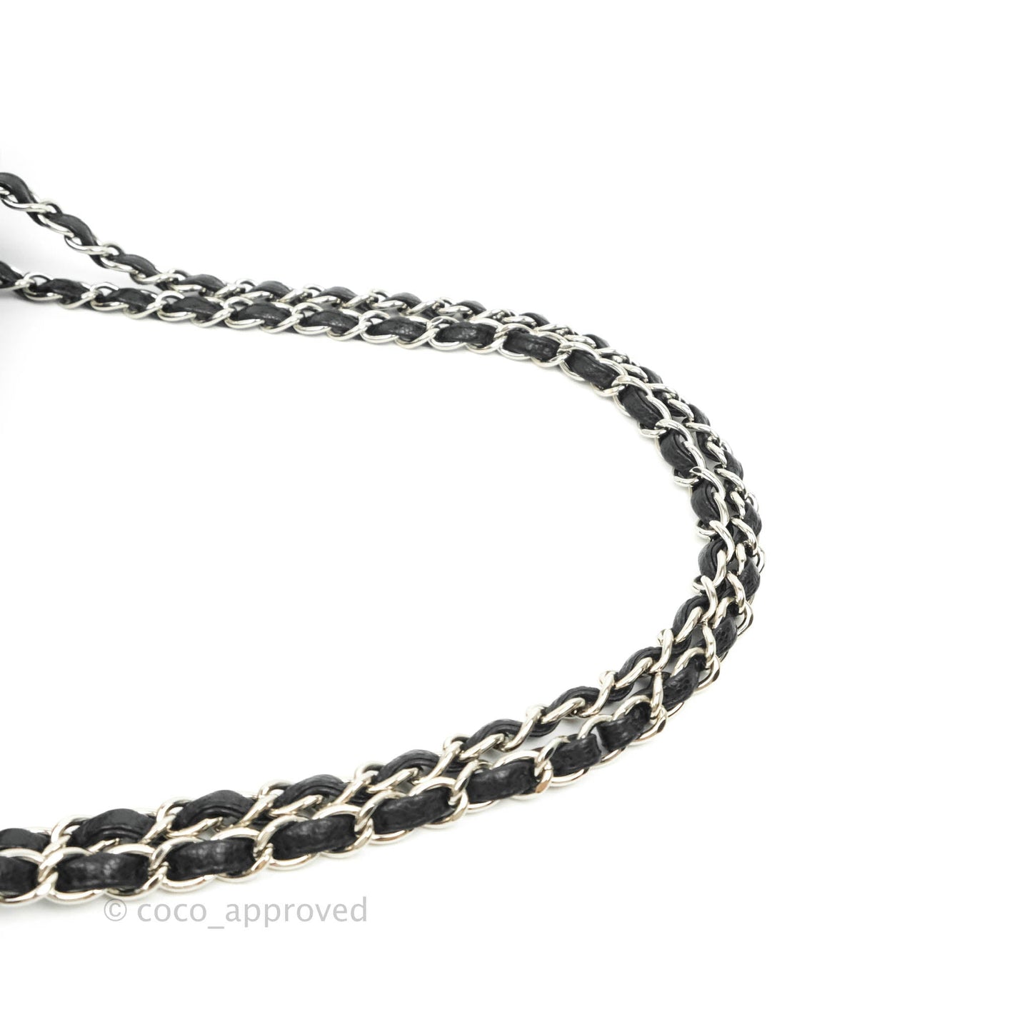 Chanel Quilted Maxi Single Flap Black Caviar Silver Hardware