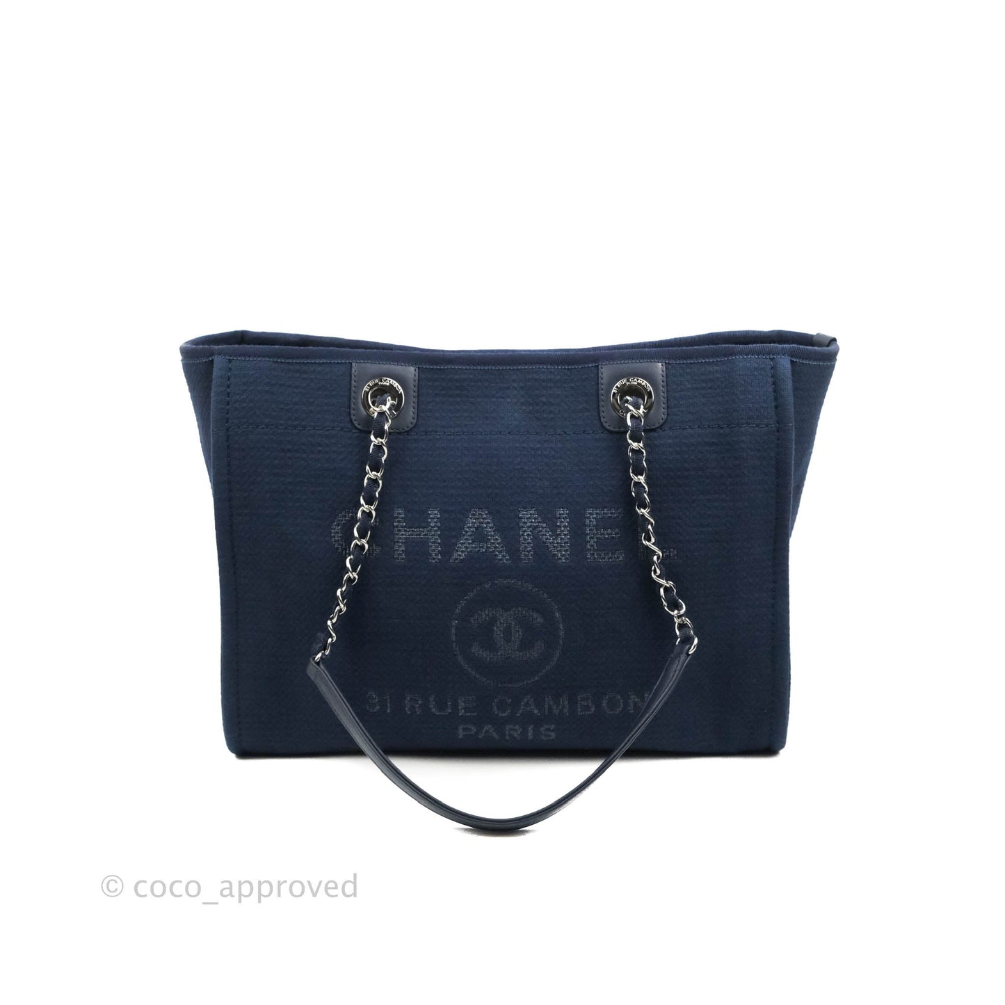 Chanel Canvas Deauville Medium Navy