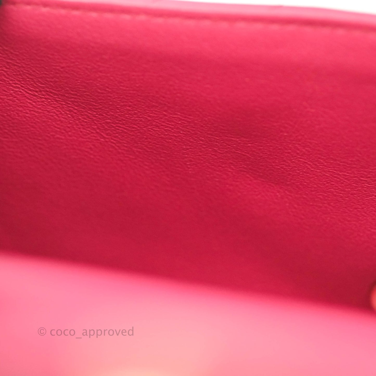 Chanel Chevron Mini Rectangular Flap Pink Lambskin Gold Hardware