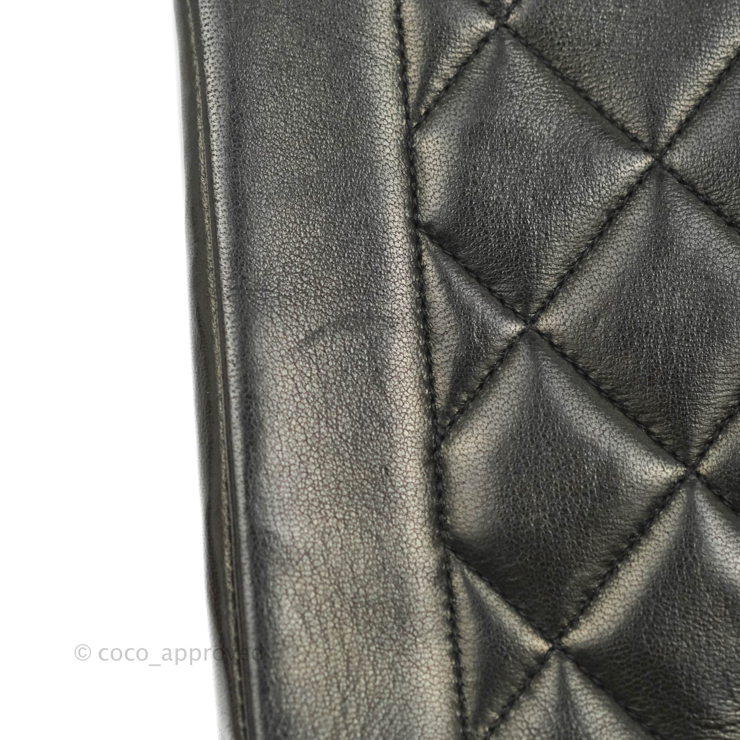 Chanel Vintage Quilted Medium Classic Diana Flap Bag Black Lambskin 24K Gold Hardware