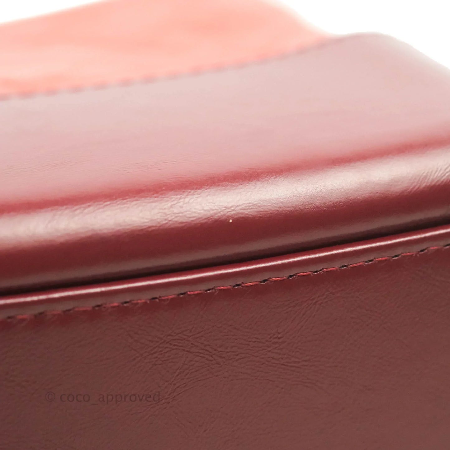 Chanel Large Gabrielle Hobo Red Aged Calfskin Mixed Hardware