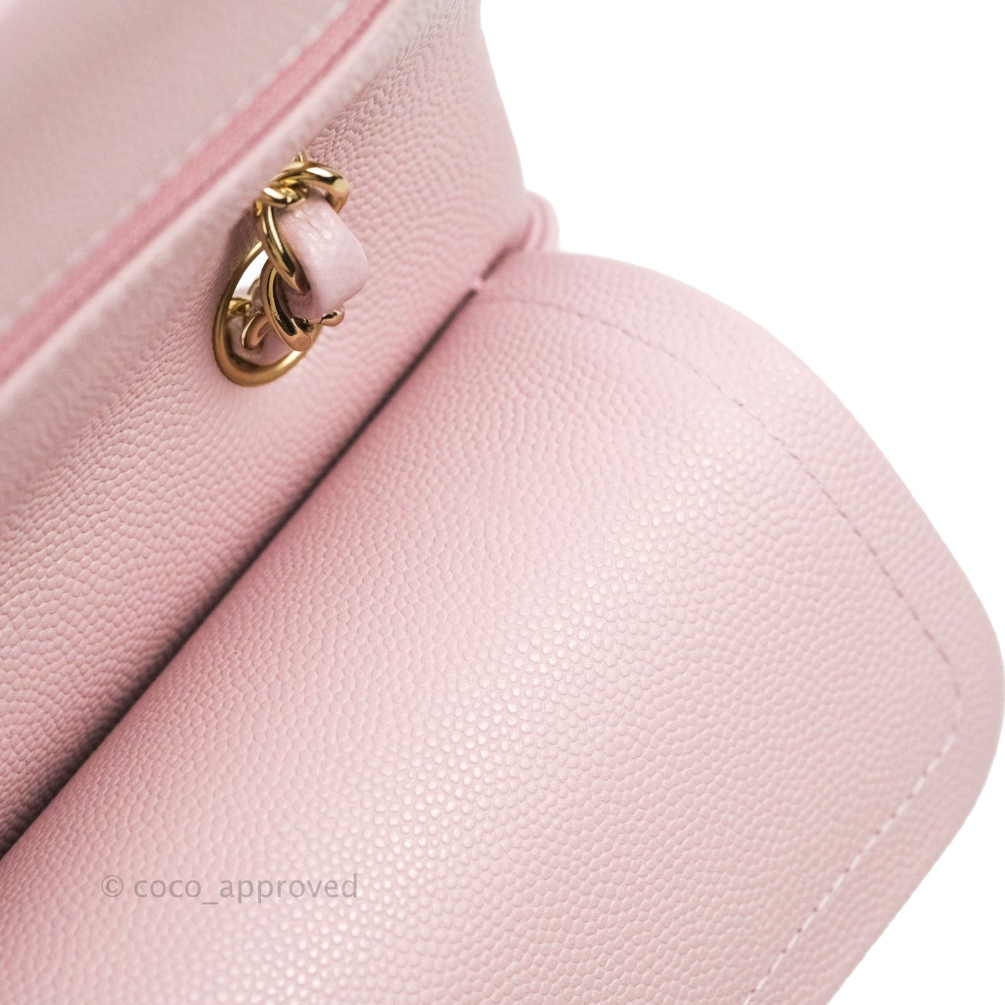 Chanel Classic Small S/M Flap Pink Caviar Gold Hardware