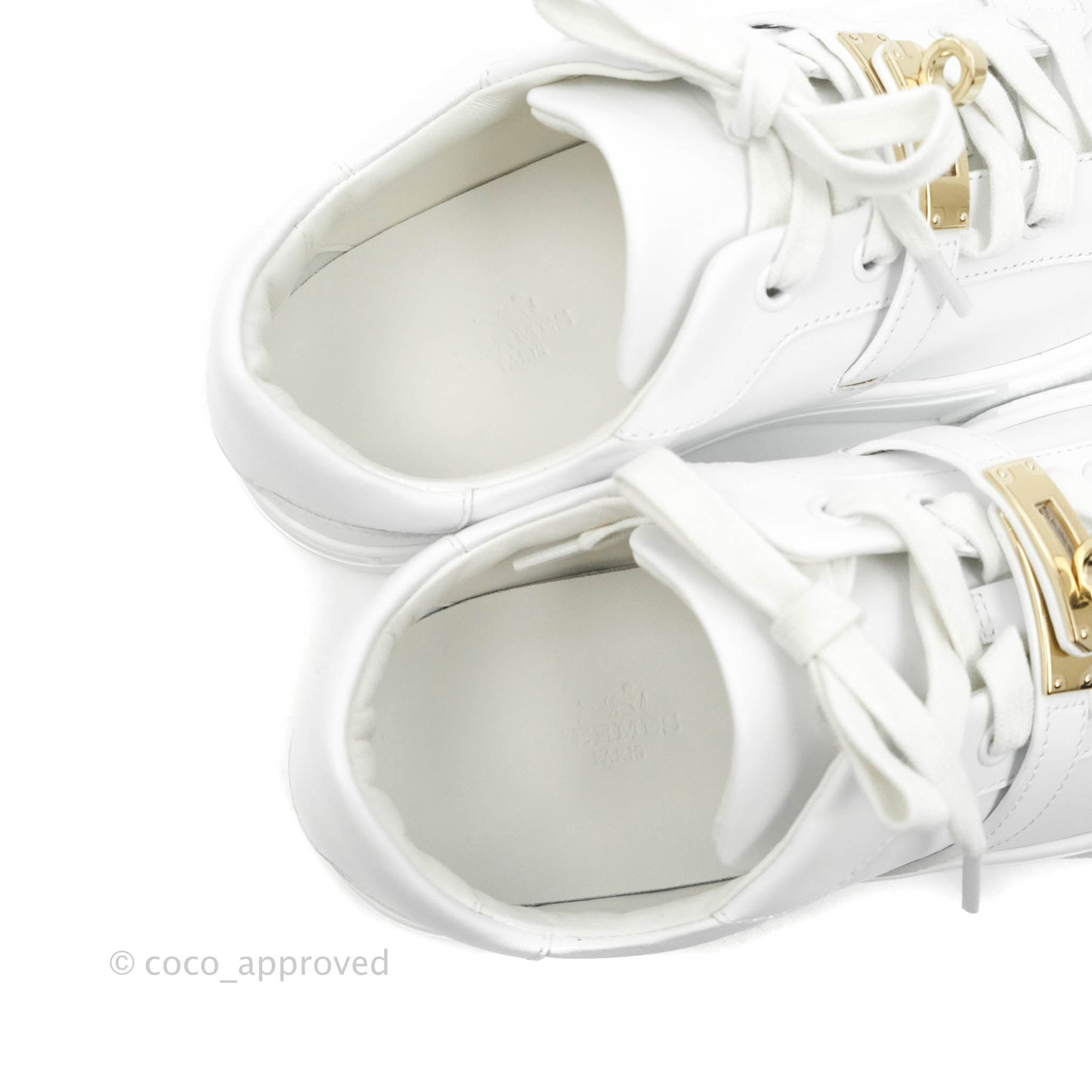 Hermès Day Sneakers White Size 37.5