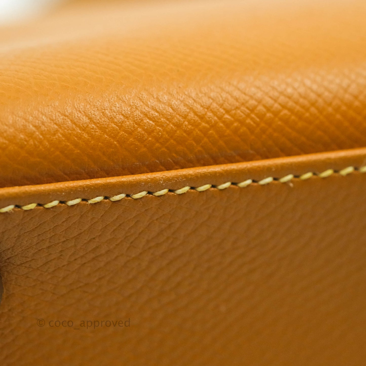 Hermès Vintage Kelly 28 Gold Epsom Gold Hardware
