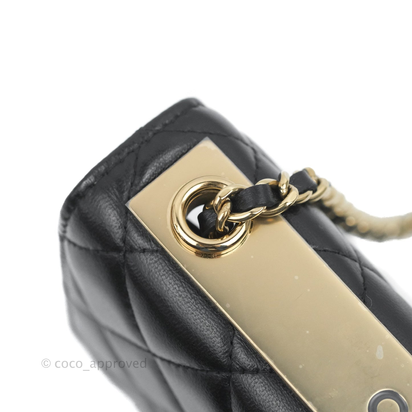 Chanel Trendy CC WOC Black Lambskin Gold Hardware